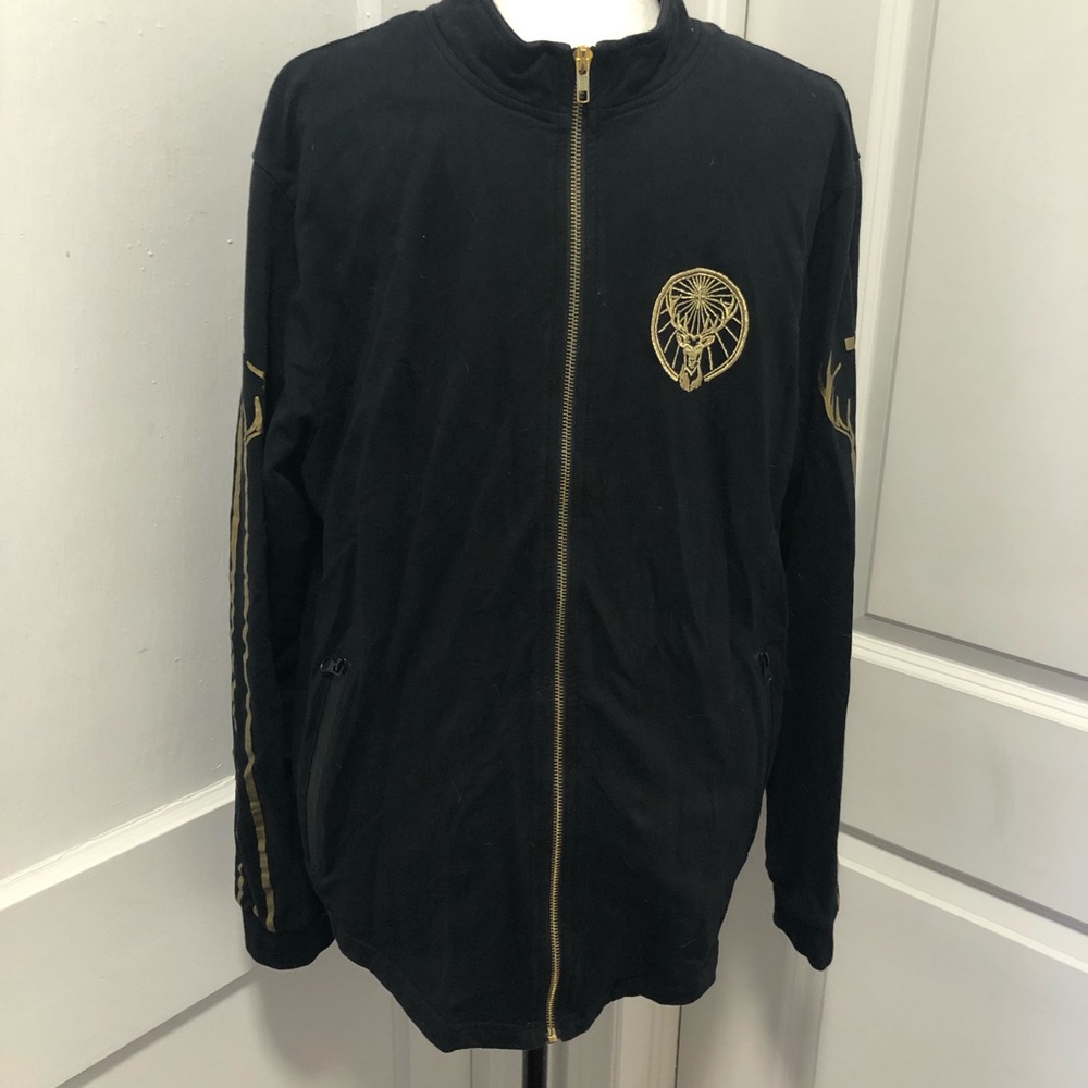 Jagermeister full zip sweater size medium